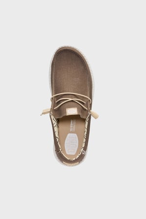 Hey Dude Wally Stretch Canvas Casual Ayakkkabı Erkek AYAKKABI 40700-2LN KAHVE
