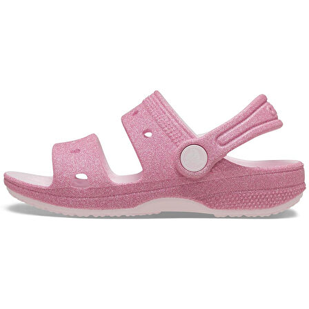 Classic Crocs Glitter Sandal Bebek Terlik 207983-6ZW Pink Milk