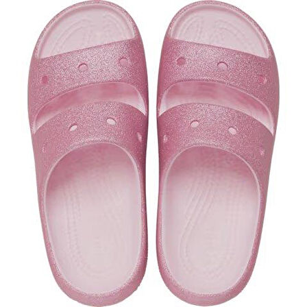 Crocs Classic Glitter Sandal v2 K Çocuk Terlik 209705-6ZW Pink Milk