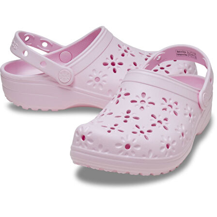 Crocs Classic Floral Cut Out Clog Terlik/Sandalet 210927-6ZW