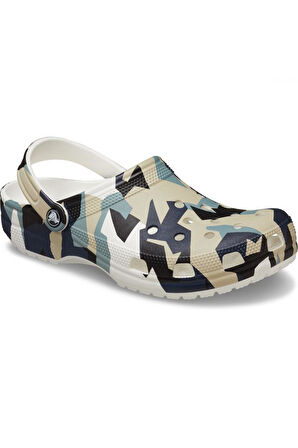 Crocs 211009 Geo Camo Clog Çok Renkli Unisex Terlik