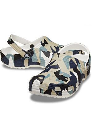 Crocs 211009 Geo Camo Clog Çok Renkli Unisex Terlik