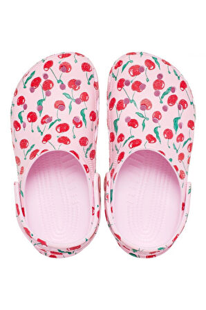 Crocs 211170 Classic Fresh Fruits Clog T Pembe Çocuk Terlik