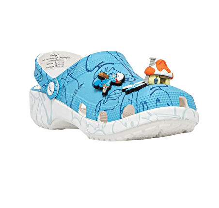210820-90H Crocs Smurfs Classic Clog Terlik Mavi