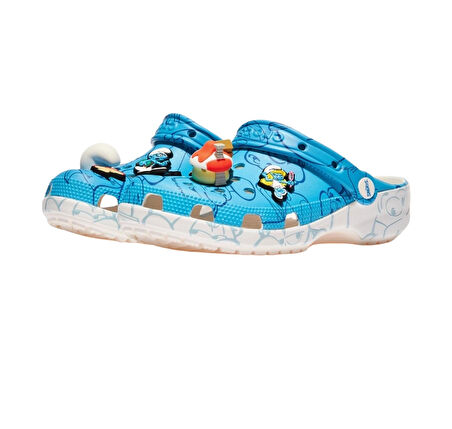 210820-90H Crocs Smurfs Classic Clog Terlik Mavi
