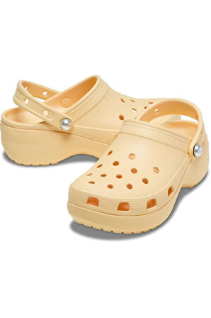 CROCS 211231 CLASSIC PLT 78Z GOLDEN HOUR KADIN TERLİK