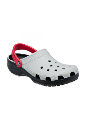 Crocs 211265 Classic Retro Sport Clog T Gri-Turuncu Çocuk Terlik