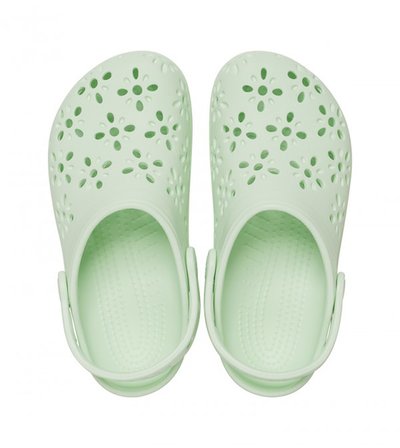 Crocs Classic Floral Cut Out Clog K Kız Çocuk Terlik 210943