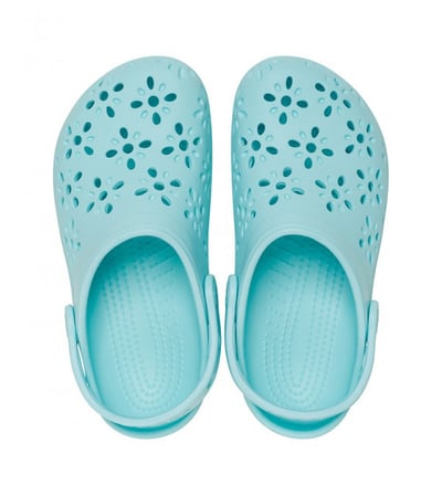 Crocs Classic Floral Cut Out Clog K Kız Çocuk Terlik 210943
