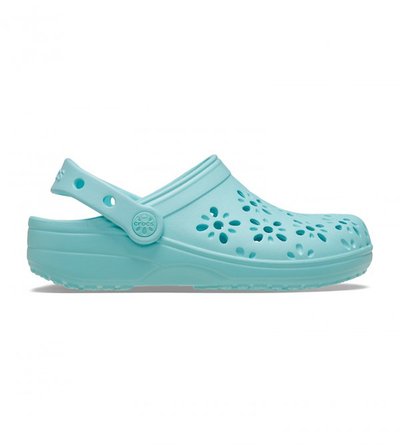 Crocs Classic Floral Cut Out Clog K Kız Çocuk Terlik 210943
