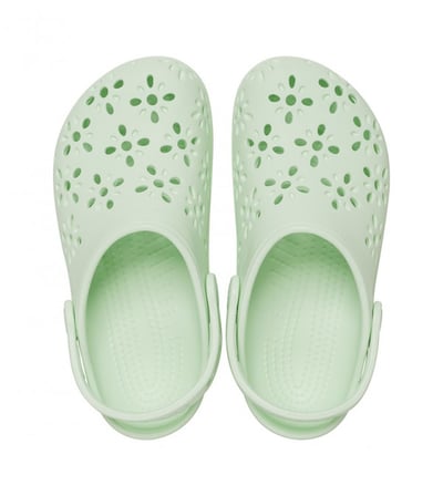 Crocs Classic Floral Cut Out Clog Kız Bebek Terlik 210944