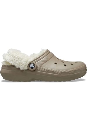 CROCS 211396-CLSC FLC LINED CG 195-MUSHROOM KADIN TERLİK