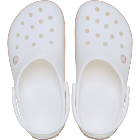 CROCS Crocband White/Pink Caramel Terlik / Sandalet 11016-1WE