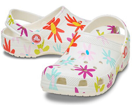 Crocs 211580-0WV Classic Crafted Daisy Clog K Çocuk Sandalet