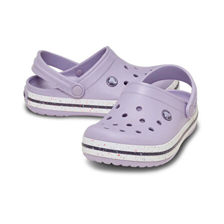 Crocs 211645 Crocband Speckled Band Clog K Terlik Lila