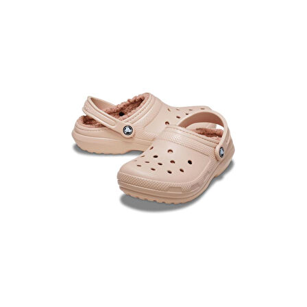 Crocs Classic Lined Clog Pink Caramel Terlik 203591-7AF