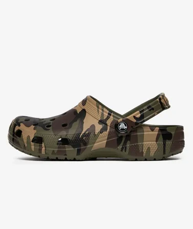 Crocs 211936-3TC Classic Camouflage Clog Unisex Sandalet