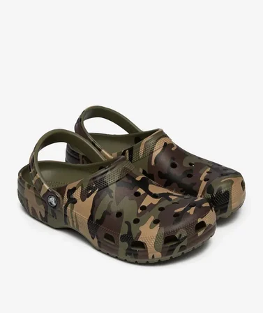 Crocs 211936-3TC Classic Camouflage Clog Unisex Sandalet