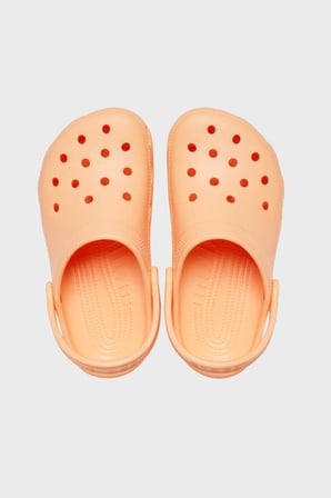 Crocs Classic Clog T Logolu Çıkarılabilir Kayışlı Terlik Kız Çocuk TERLİK 206990-86A TURUNCU