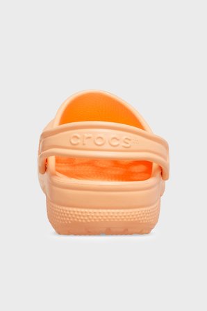 Crocs Classic Clog T Logolu Çıkarılabilir Kayışlı Terlik Kız Çocuk TERLİK 206990-86A TURUNCU