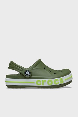 Crocs Bayaband Clog T Logolu Terlik Unisex Çocuk TERLİK 207018-3CB HAKİ