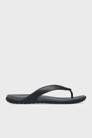 Crocs Coast Flip Logolu Parmak Arası Terlik Erkek TERLİK 212035-0DD ANTRASİT