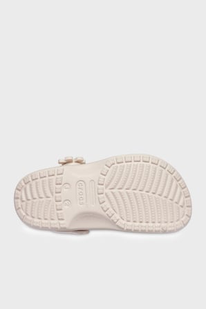 Crocs Classic Pearl Shine Clog K Logolu Çıkarılabilir Kayışlı Terlik Kız Çocuk TERLİK 212814-6UR BEJ