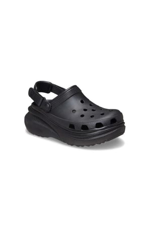 CROCS 213448-NEW CRUSH CLOG 001-BLACK KADIN TERLİK