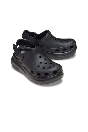 CROCS 213448-NEW CRUSH CLOG 001-BLACK KADIN TERLİK