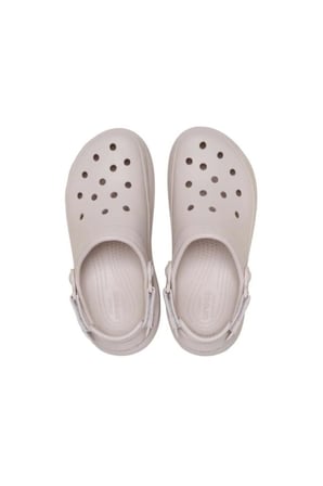CROCS 213448-NEW CRUSH CLOG 2PL-COCOA CREAM KADIN TERLİK