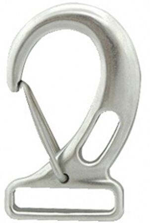  Kilit Kayış yuvalı. AISI 316 paslanmaz çelik. Boy 52mm Maks Kayış 26mm