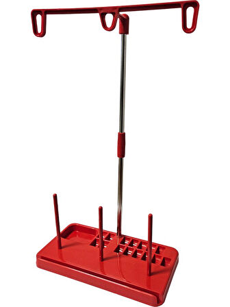 Ev Tipi Dikiş Makinesi Kırmızı Plastik Çardak Seti (Metal Borulu) / TS-500