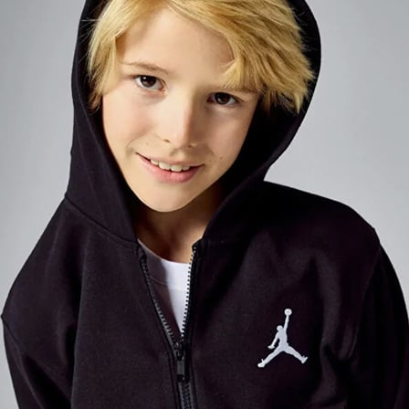 Nike JDB MJ BRKLN FT FZ Çocuk Siyah Sweatshirts 95F120-023