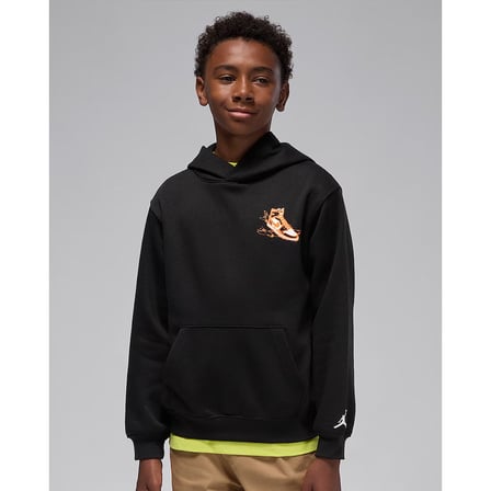 Nike JDB AIR JORDAN HAS LANDED PO Çocuk Siyah Sweatshirt 95F281-023