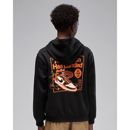 Nike JDB AIR JORDAN HAS LANDED PO Çocuk Siyah Sweatshirt 95F281-023