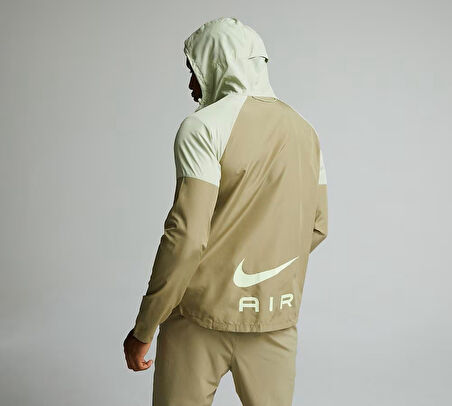 M Nsw Sw Air Run Jkt Yeşil Erkek Koşu Ceketi