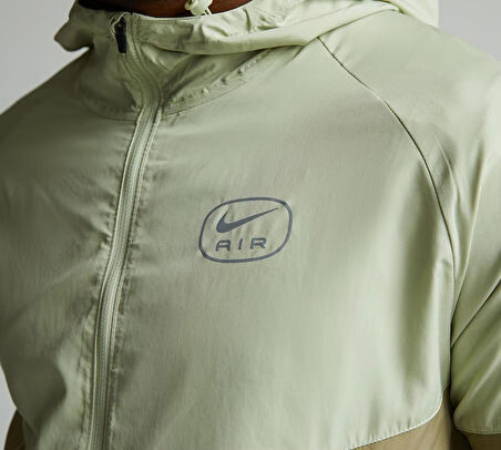 M Nsw Sw Air Run Jkt Yeşil Erkek Koşu Ceketi