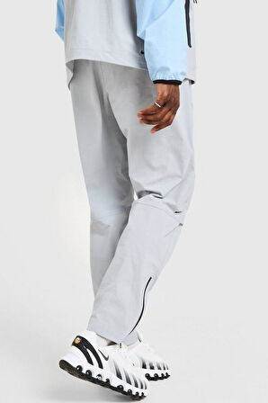 Nike Tech Sportswear Fleece Woven Open-Hem Gri Erkek Eşofman Altı