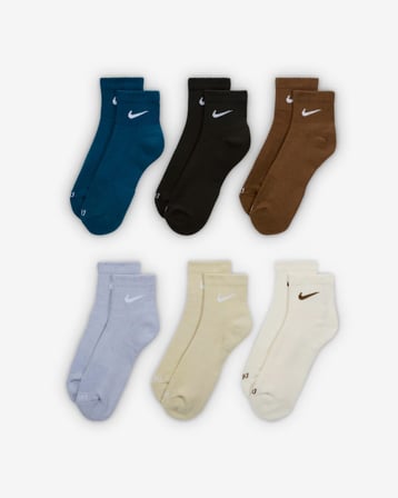 Nike SX6899-970 Everyday Plus Destekli Bilek Antrenman Çorapları (6 Çift)