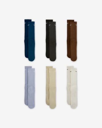 Nike Everyday Plus Destekli Antrenman Crew Çorapları (6 Çift) SX6897-970