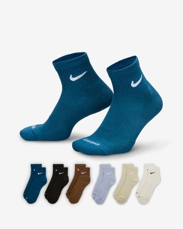 Nike SX6899-970 Everyday Plus Destekli Bilek Antrenman Çorapları (6 Çift)
