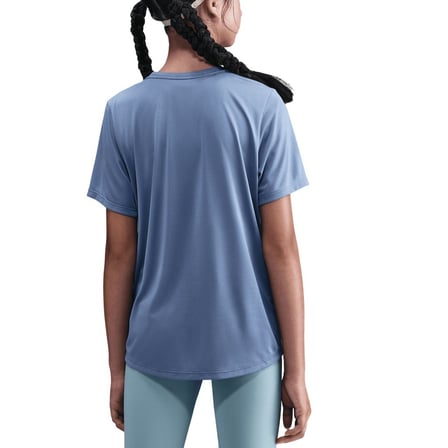 NIKE One Fitted Genç Kız Indigo Tişört FZ5600-499