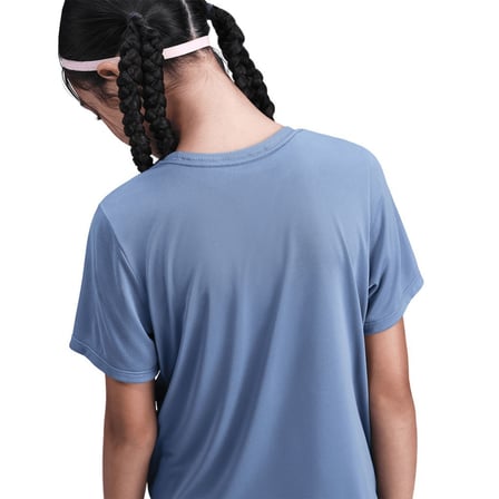 NIKE One Fitted Genç Kız Indigo Tişört FZ5600-499