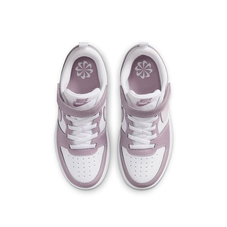 Court Borough Low Recraft Ps Beyaz & Mor Çocuk Sneaker & Günlük Spor Ayakkabı