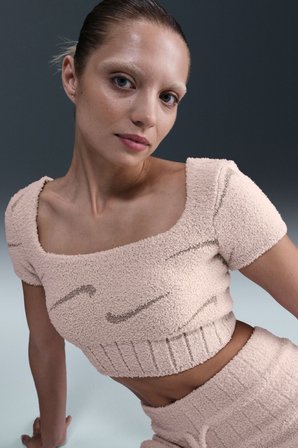 Nike Phoenix Bouncle Ss Crop Top Kadın Tişört