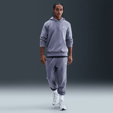 Nike FN3859-499 Club Fleece Erkek Kapüşonlu Sweatshirt - Lila
