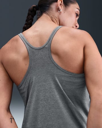Nike One Classic IB9389-084 Dri-FIT Askılı Kadın Atleti - Gri