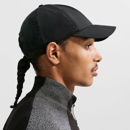 Nike Dri-FIT Club Cap Metal Swoosh Siyah Şapka FB5372-011