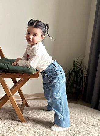 Kalpli̇ Kot Pantolon 2’li Kız Takım 