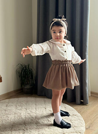 Etekli Bebe Yaka 2’li Kız Takım